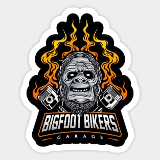 bigfoot bikers Sticker